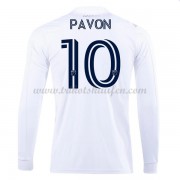 Günstige Los Angeles Galaxy 2020-21 Cristian Pavon 10 Fußballtrikots Heimtrikot Langarm..
